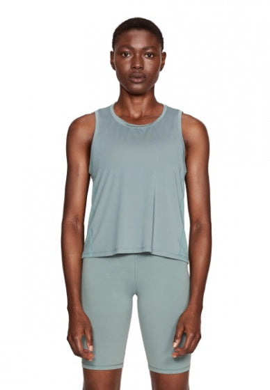 Röhnisch Sporttop dames polyester/elastaan blauw maat XXL