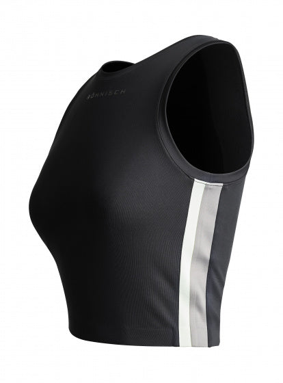 sporttop Fuze damens polyester zwart maat 3XL
