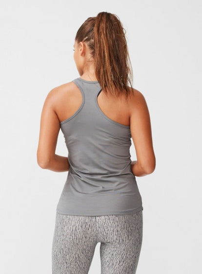 sporttop Solid dames grijs maat 3XL