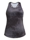 tanktop Etchy Steel grijs/zwart dames maat 3XL