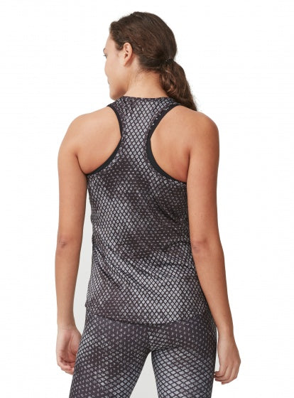 tanktop Etchy Steel grijs/zwart dames maat 3XL