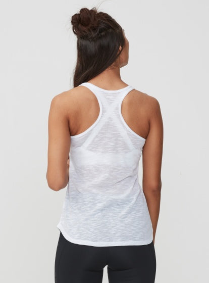 tanktop Sheer wit dames maat XXL