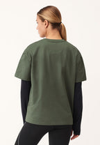 Röhnisch Thermoshirt dames polyester/elastaan groen maat XS