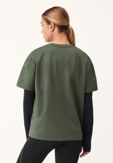 thermoshirt dames polyester/elastaan groen maat XXL