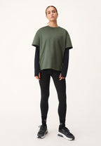 thermoshirt dames polyester/elastaan groen maat XXL