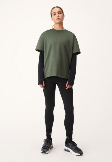 thermoshirt dames polyester/elastaan groen maat XXL