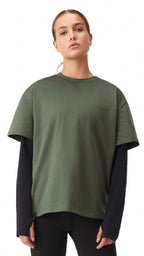 Röhnisch Thermoshirt dames polyester/elastaan groen maat XL