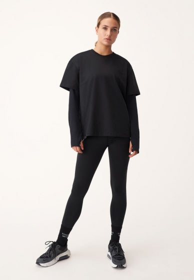 Röhnisch Thermoshirt dames polyester/elastaan zwart maat XS
