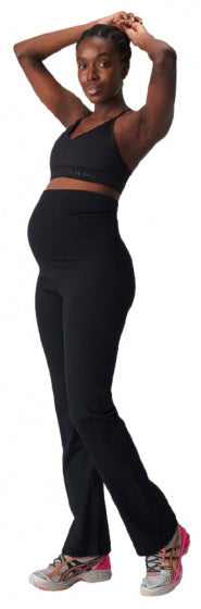 trainingsbroek Maternity dames polyamide zwart mt XL
