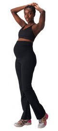 trainingsbroek Maternity dames polyamide zwart mt XS