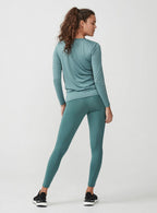 trainingshirt Knot dames polyester/elastaan groen maat 3XL