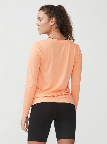 Röhnisch Trainingshirt Knot dames polyester/elastaan roze maat 3XL