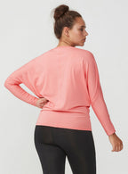 Röhnisch Trainingstop Drape dames polyamide roze maat 3XL