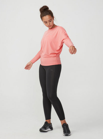 trainingstop Drape dames polyamide roze maat XXL