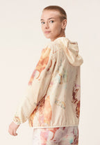 Röhnisch Windjack dames polyester beige/wit/roze maat XS