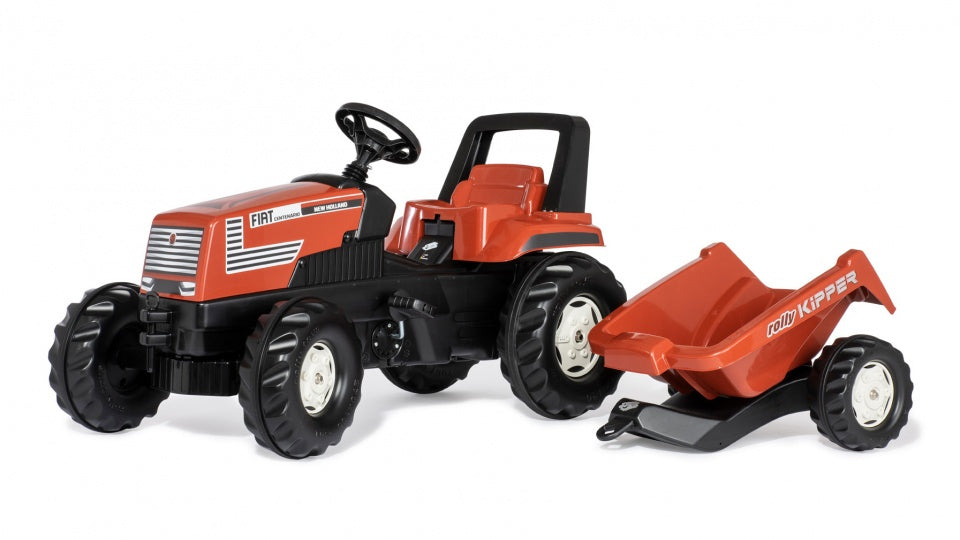 traptractor RollyFarmtrac Fiat Centenario rood