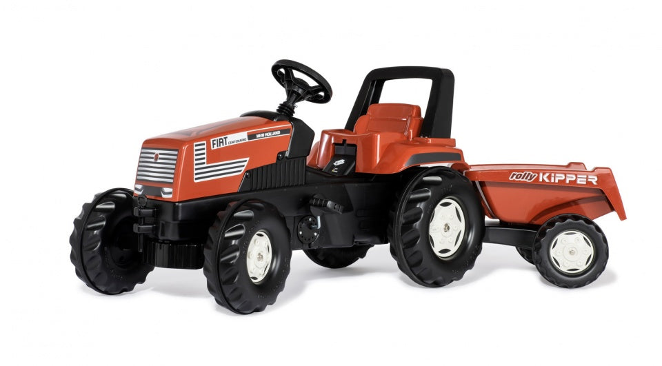 traptractor RollyFarmtrac Fiat Centenario rood