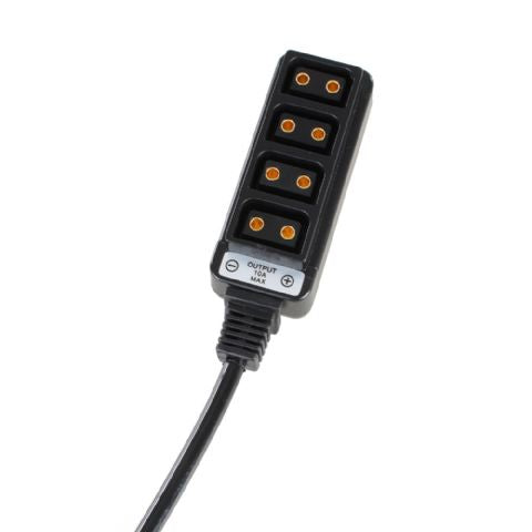 Rolux d-tap converter naar 4 x d-tap rl-fb1