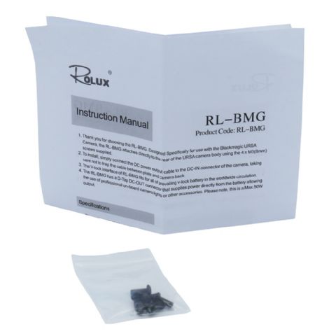Rolux v-mount battery plate rl-bmg voor black magic ursa