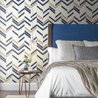 Roommates Behang Peel and Stick Cev-S 503 cm vinyl blauw/goud