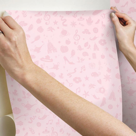 Roommates Behang Peel and Stick I. 503 cm vinyl roze