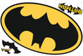 muurstickers Batman Logo vinyl 4 stuks