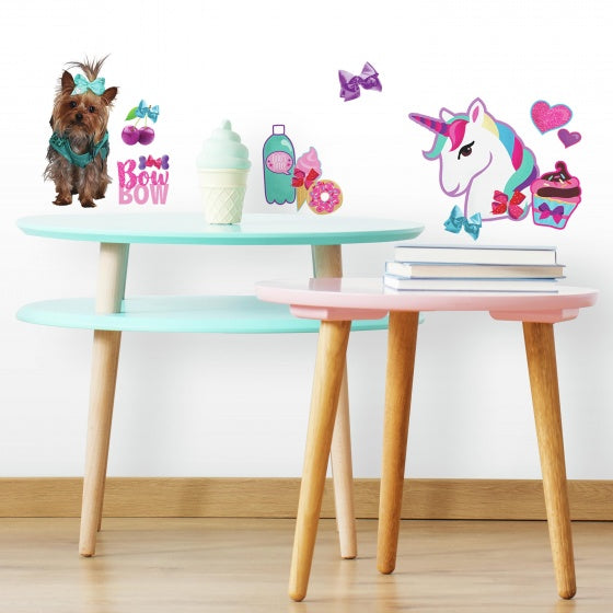 muurstickers JoJo Siwa Cute and Confident vinyl 23 stuks