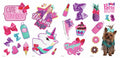 muurstickers JoJo Siwa Cute and Confident vinyl 23 stuks