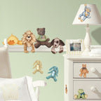 muurstickers knuffeldieren vinyl 23 stuks