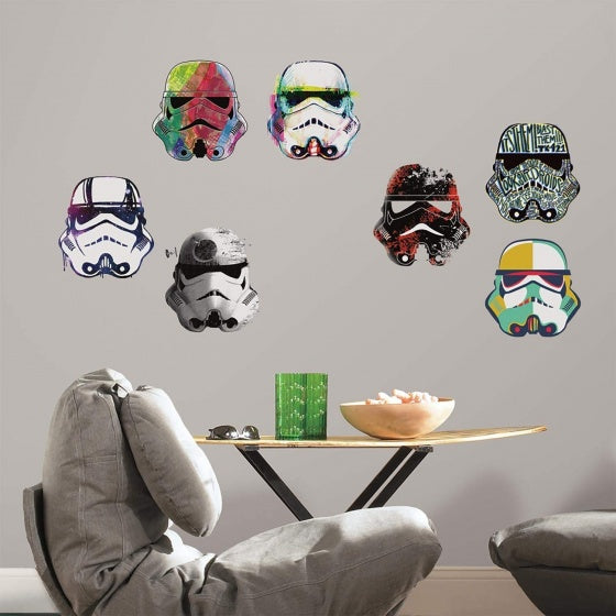 muurstickers Star Wars SuperTrooper vinyl 8 stuks
