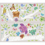 muurstickers xl Baby Birch Tree vinyl 27 stuks