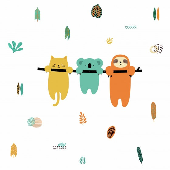 muurstickers xl Koalas vinyl 18 stuks