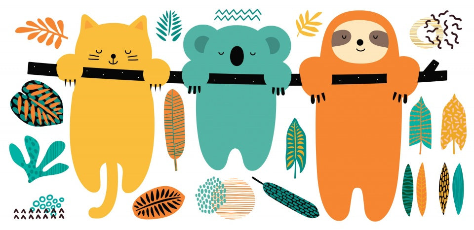 muurstickers xl Koalas vinyl 18 stuks
