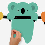 muurstickers xl Koalas vinyl 18 stuks