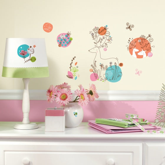 muurstickers Zutano Pixie vinyl 20 stuks