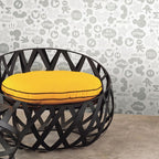 zelfklevend behang Mickey Mouse 5 meter vinyl wit
