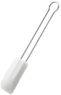 pannenlikker 26 cm siliconen/RVS wit