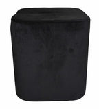 kruk 35 x 38 cm fluweel zwart