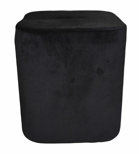 kruk 35 x 38 cm fluweel zwart