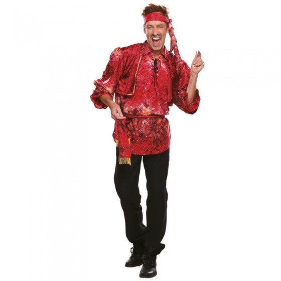 gipsy blouse heren rood maat 54