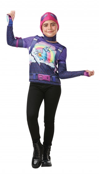 kostuum Fortnite Brite Bomber meisjes paars maat 164