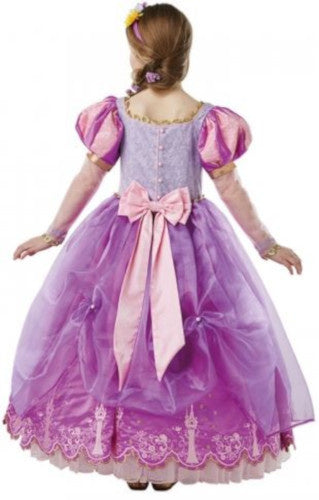 verkleedjurk Rapunzel polyester 2-delig paars mt 140