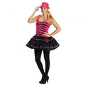 verkleedkostuum Ballerina dames maat 36 roze/zwart