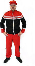 verkleedpak brandweerman heren rood maat 50