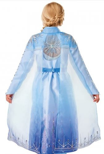verkleedpak Elsa Frozen II blauw 5-delig mt 104