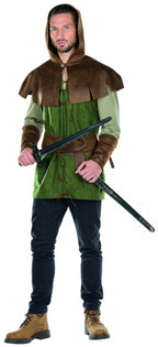 verkleedpak Prince of Thieves polyester groen maat 54