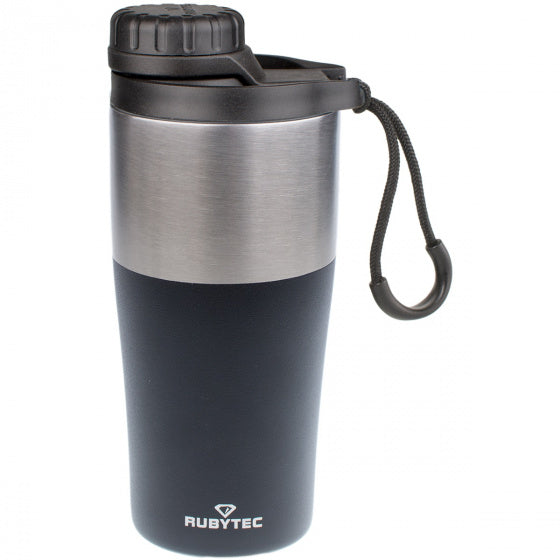 isolatiebeker Bigshot 350 ml RVS zwart