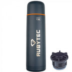 thermosfles Shira 1 liter RVS/ABS 30 cm grijs 3-delig