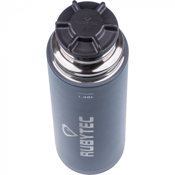 thermosfles Shira 500 ml RVS/ABS 26 cm grijs 3-delig
