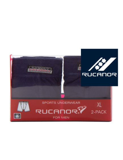 Rucanor Ondergoed Boxer 2-pack heren donkerblauw maat M